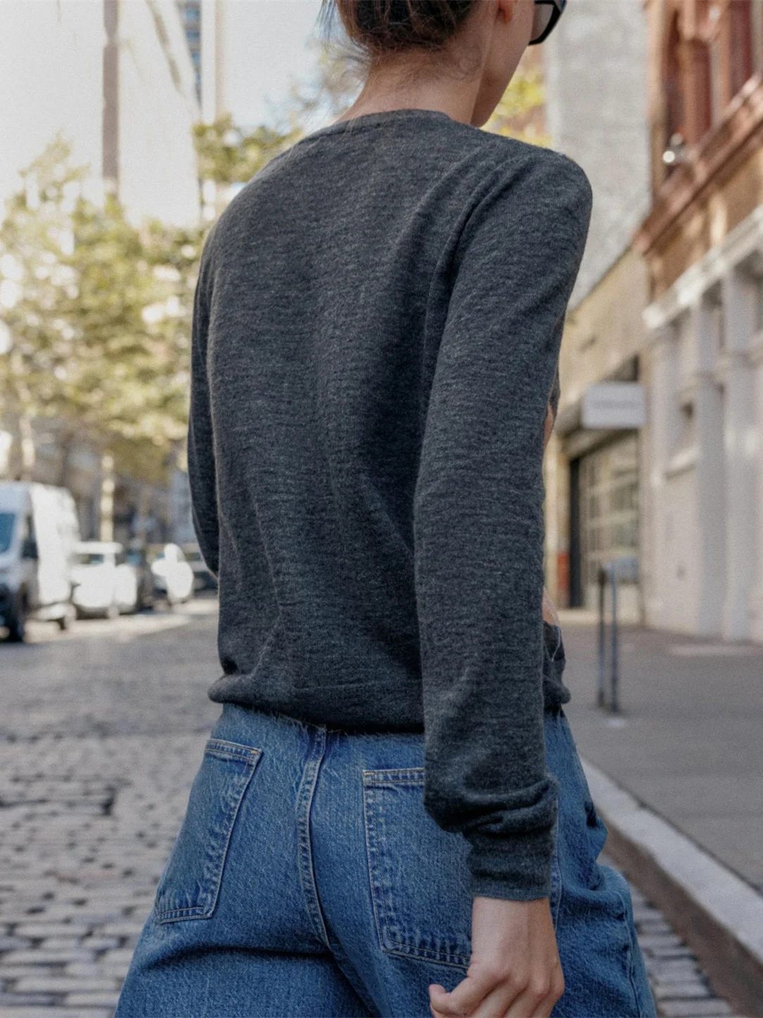 เสื้อสเวตเตอร์ถักลายเพชรแฟชั่น แขนยาว คอวี เรียบง่าย สไตล์ผู้หญิง สำหรับฤดูใบไม้ร่วง รุ่นใหม่ล่าสุด