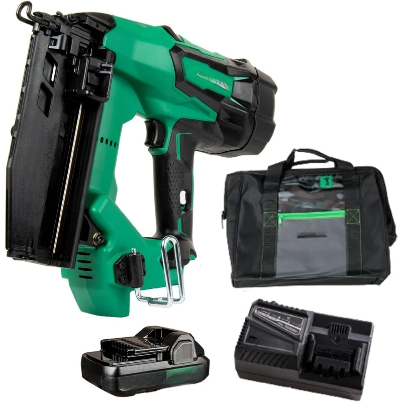 Straight Cordless Finish Nailer Kit, 16 Gauge Finish Nailer, (1) 18V 2.0Ah Lithium Battery w/Fuel Gauge