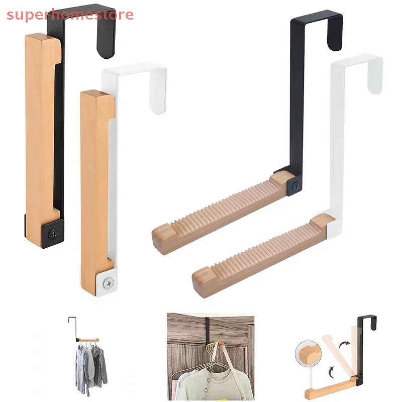 Storage Hook Minimalist Solid Wooden Punch-free Practical Multifunctional Wall Shelf Hooks Key Rack Nail-free Wall Hanging Hook