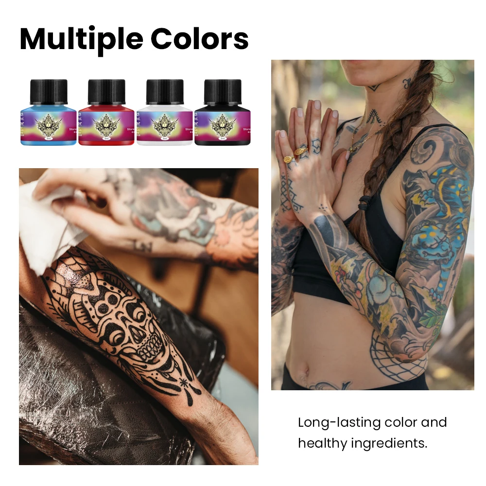 PHOENfeast-Encre de tatouage professionnelle, ensemble de pigments de 5ml, art corporel en continu, fournitures de beauté et de maquillage, Y 4, 6, 10, 20 pièces/ensemble