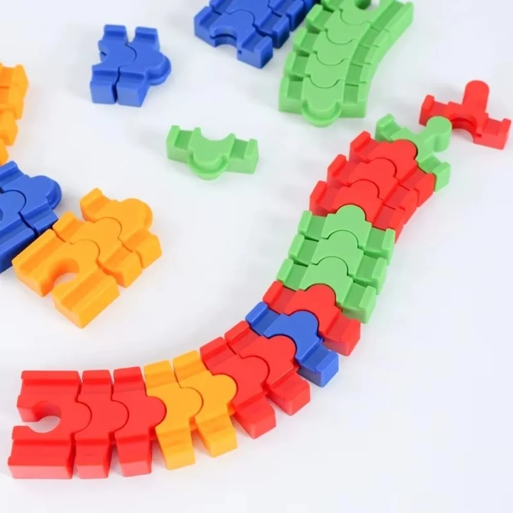 Plastic Train Track Accessories Y Track Flexible Railway Track Colorful Design Transform Tracks for Hape LILLABO