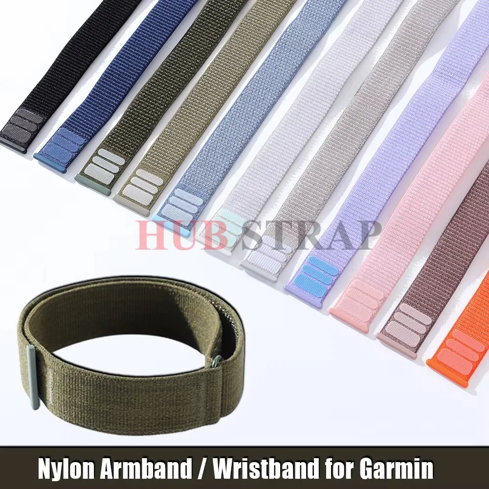 Nylon Loop Wristband Armband for Garmin CIRQA Smart Band Wrist Strap Accessories Breathable Replace Bracelet Correa for Garmin