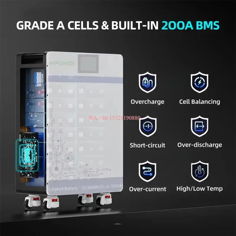 WMWMNU Hybrid Solar Energy System 30kwh Lithium Battery 10Kw 15Kw Solar Power System Photovoltaic Home Solar Power Kit