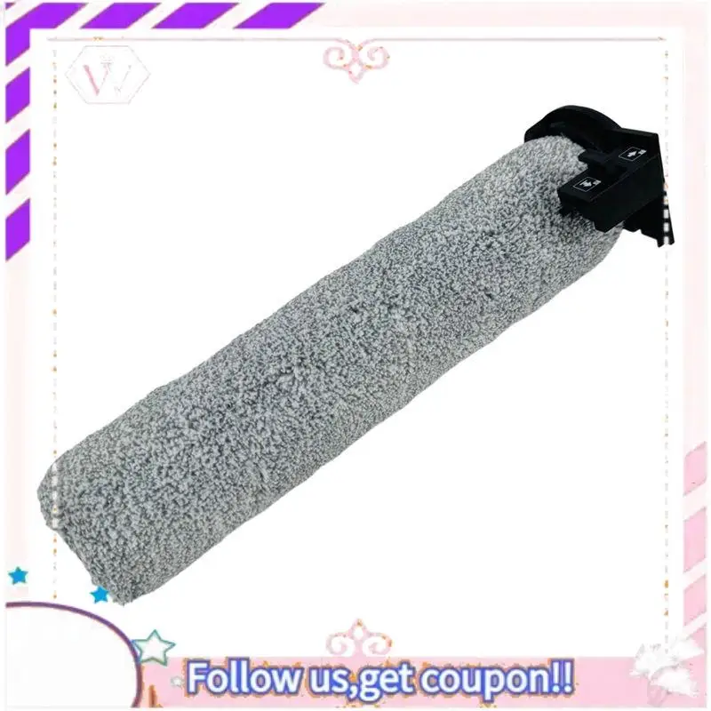 

A50F-For Bobot Intense 232 Floor Scrubber Vacuum Cleaner Replacement Parts- Roller Brush, Washing Soft Fleece& Main Brush
