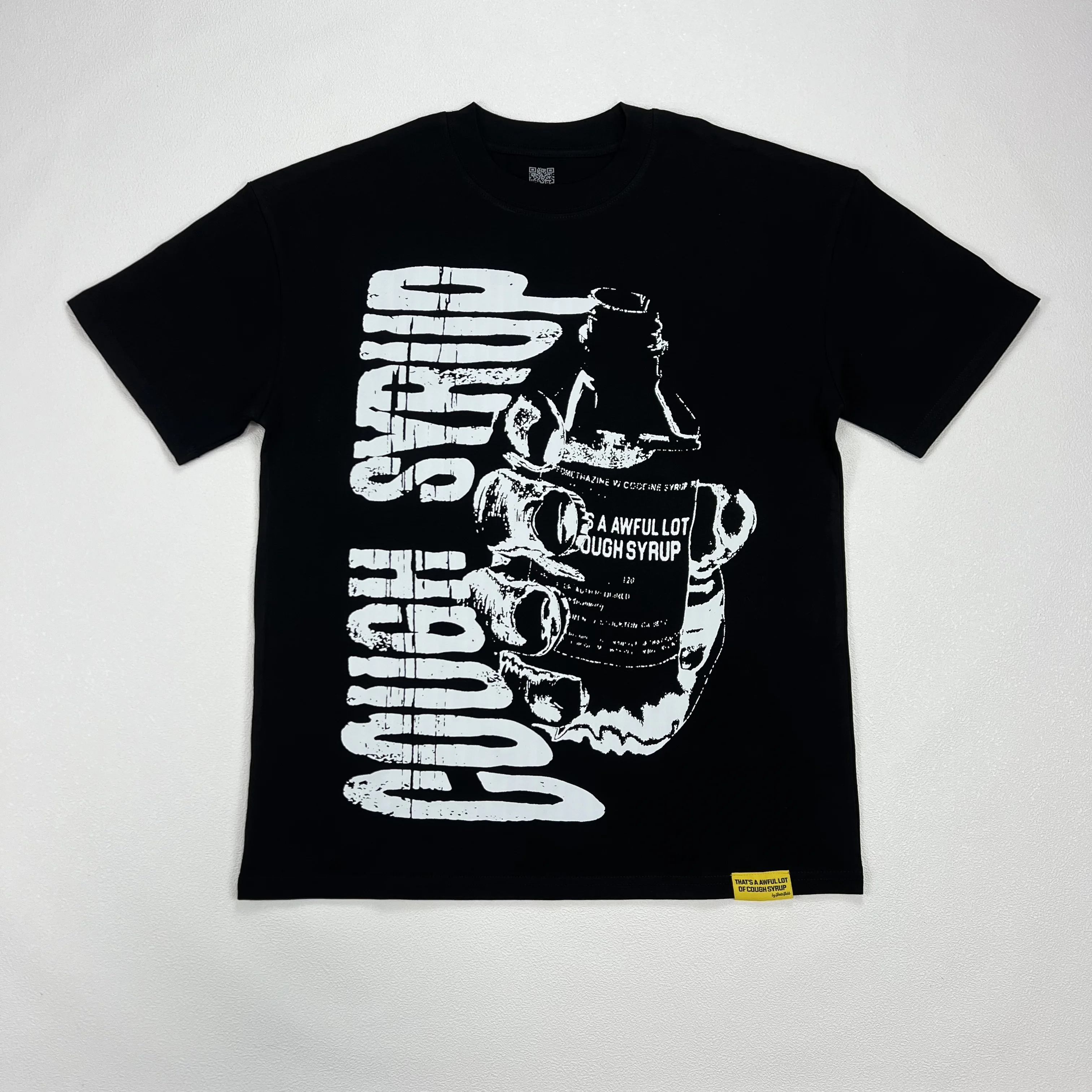 

Good Quality Portrait That's A Awful Lot of Cough Syrup High Street Men Women Fashion Black Tops Tee T Shirt