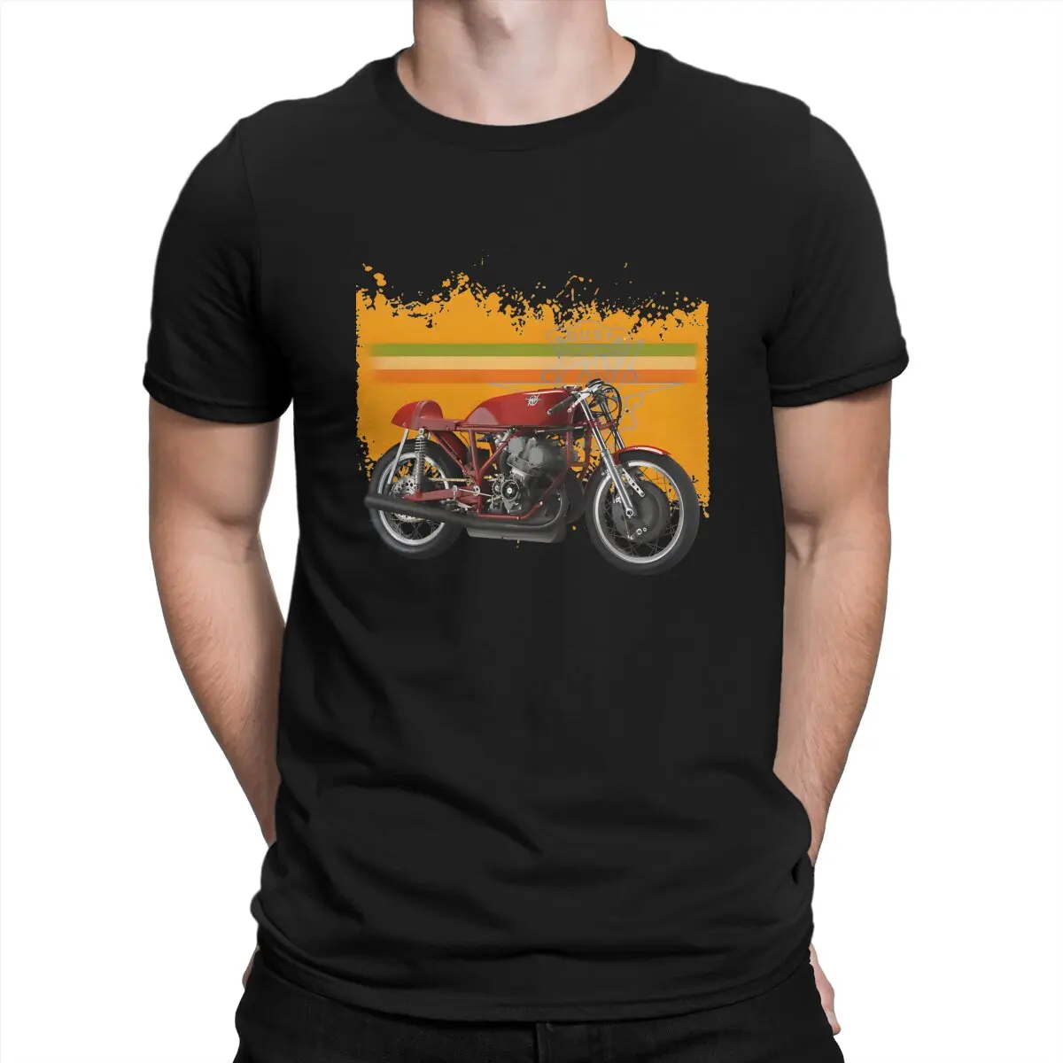 Agusta 5003 Men T Shirt Agusta Novelty Tee Shirt Short Sleeve Crewneck T-Shirts 100% Cotton New Arrival Clothing