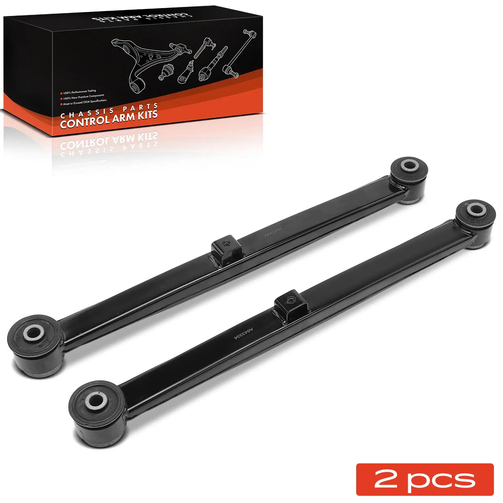 Frankberg 2x Stuurarm Achteras Links Onder Rechts voor Jeep Gladiator Pick-up RAM 1500 Crew Cab Extended Standard 4877161AC
