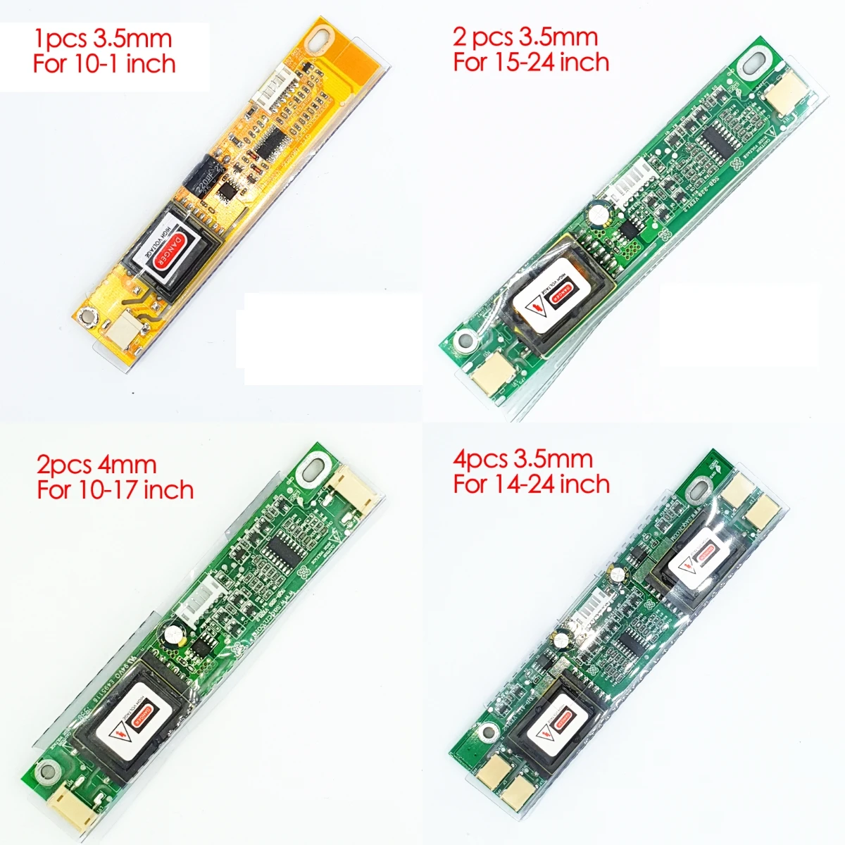 Universal CCFL Inverter LCD Laptop Monitor Display 1 2 4 Lamp 10V -28V for 10-26 inch Widescreen Backlight booster constant