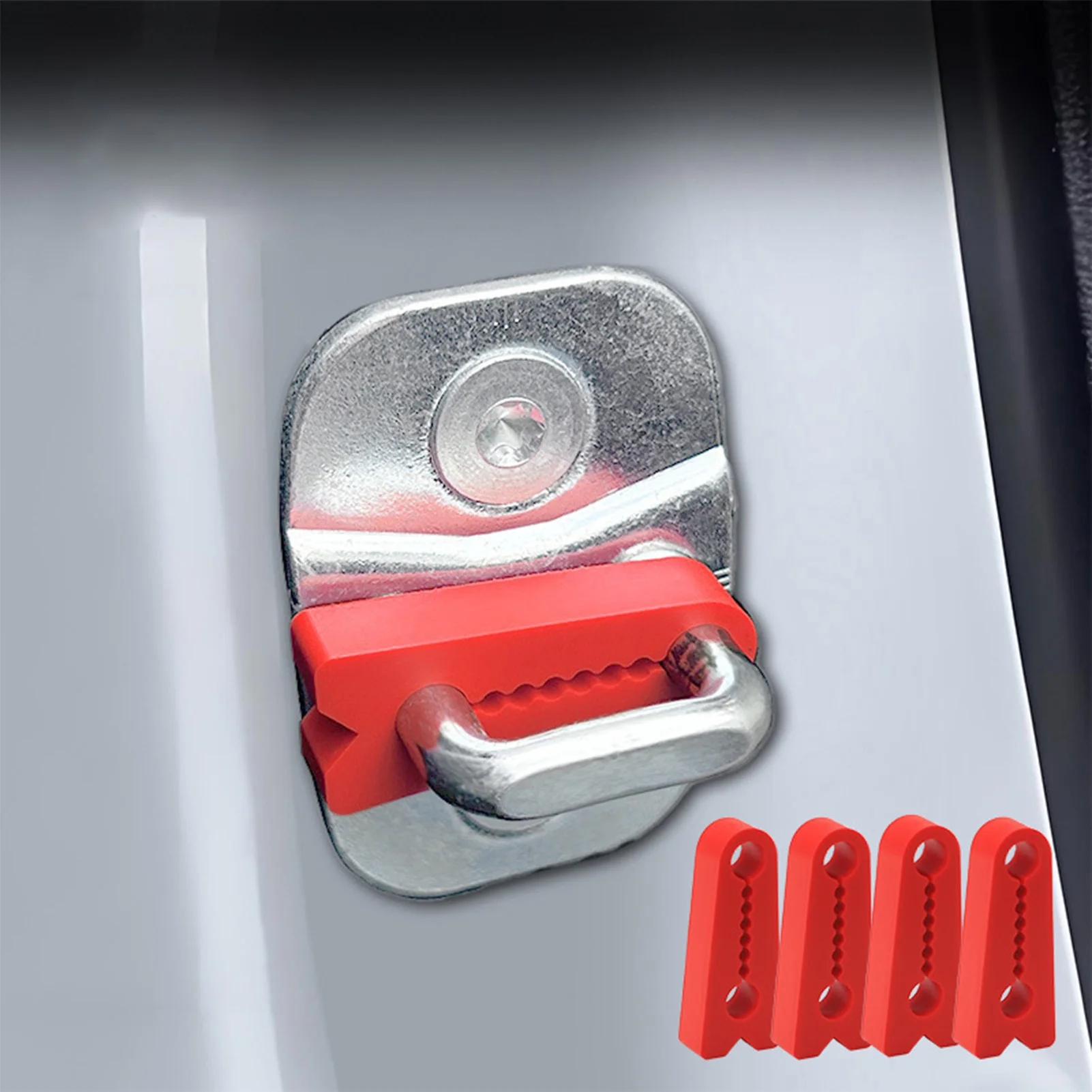 Car Anti Collision Strip Thickened Door Buffer Pad Shock Absorbing Rubber Strip For Car Door Protective Styling Mouldings