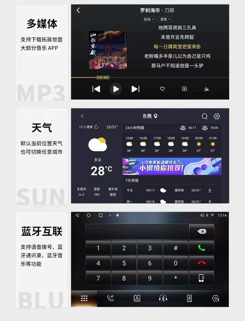 شاشة التحكم المركزية للملاحة وحدة التحكم المركزية شاشة عرض Android الأصلية الأصلية شاشة كبيرة عكسها