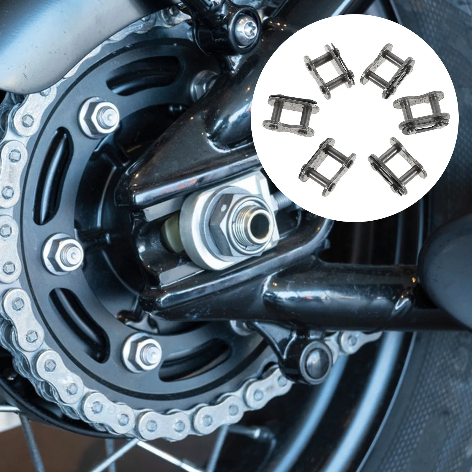 

10 шт. переходник для мотоциклов, сверхмощный усиленный разъем, прочный сменный шарнир, безопасное соединение, роликовая цепь