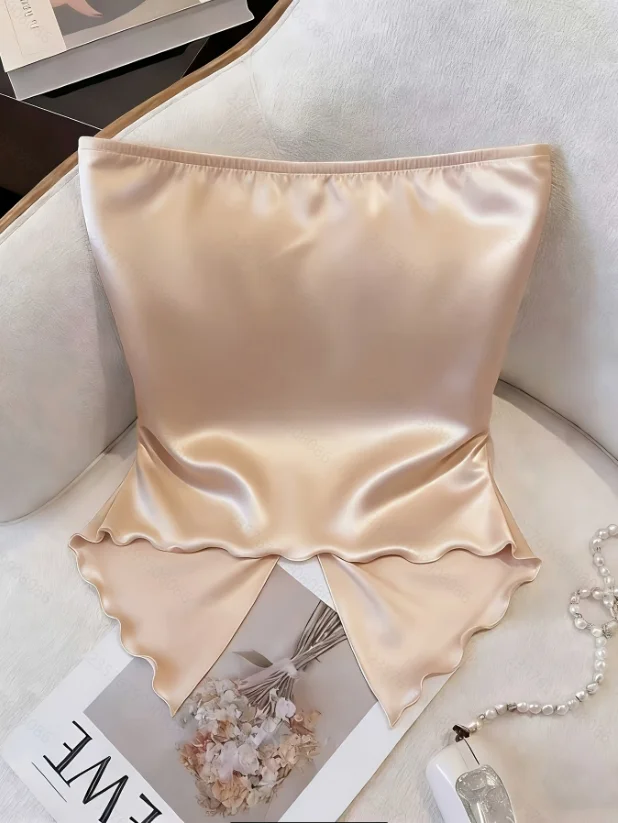 2026 Camisas De Mujer Women Blouse Shirt Summer New Sleeveless Strapless Slim Sexy Blouse Shirt Women Tops Blouses Shirts Q3993 view 3