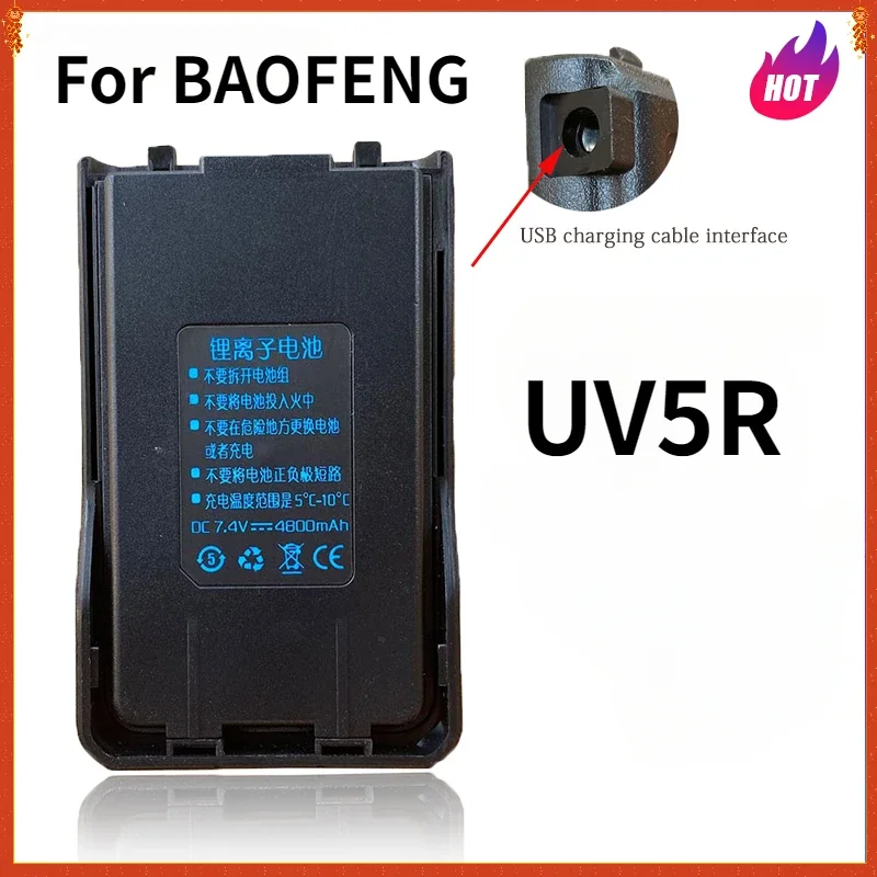 Para BAOFENG Walkie Talkie batería Compatible con UV-S9/UV-5R Pro/BF-UVB3 Plus/UV-S9 Plus/UV-5R Max/UV-10R Radio bidireccional