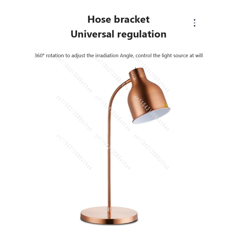 275W Electric Food Heat Preservation Table Lamp For Kitchen Restaurant Barbecue Buffet Hotel Food Warming Light Heating Lamp