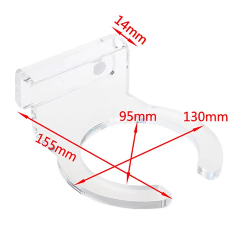 9.5cm/4-inch Inner Aquarium Seawater Filter Sock Holder Mount Bracket Support Frame for Fish Tank Water Sump Filters