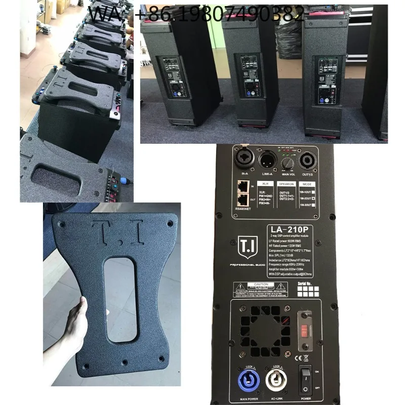 Dual 10 Inch Two Way Passive Line Array Speaker Professional Audio for Party Church Stage