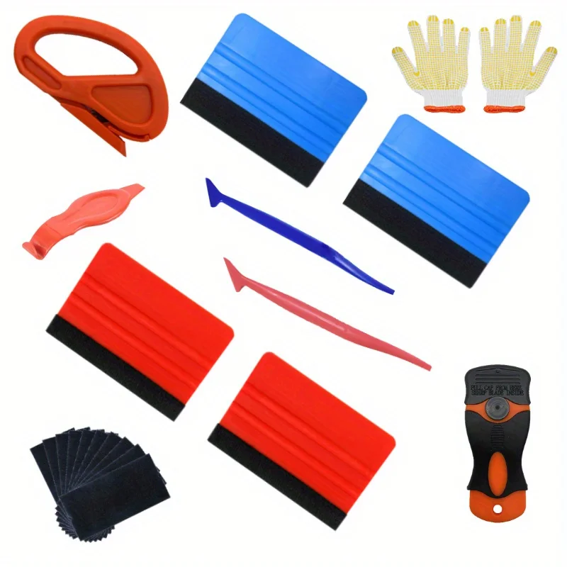 Car Vinyl Wrap Tool Kit Car Wrapping Kit Car Tint Tools Kit Window Tint Squeegee