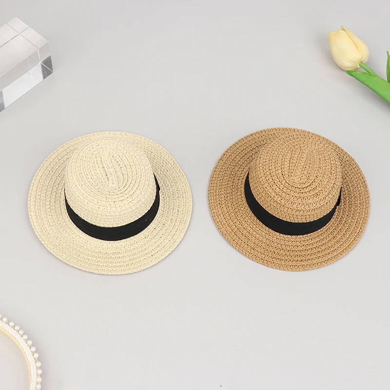 1pc Hot sale Doll House Cute Doll Straw Hat Sun Cap For Blyth Dolls Decoration Fashion Dolls\' Accessories