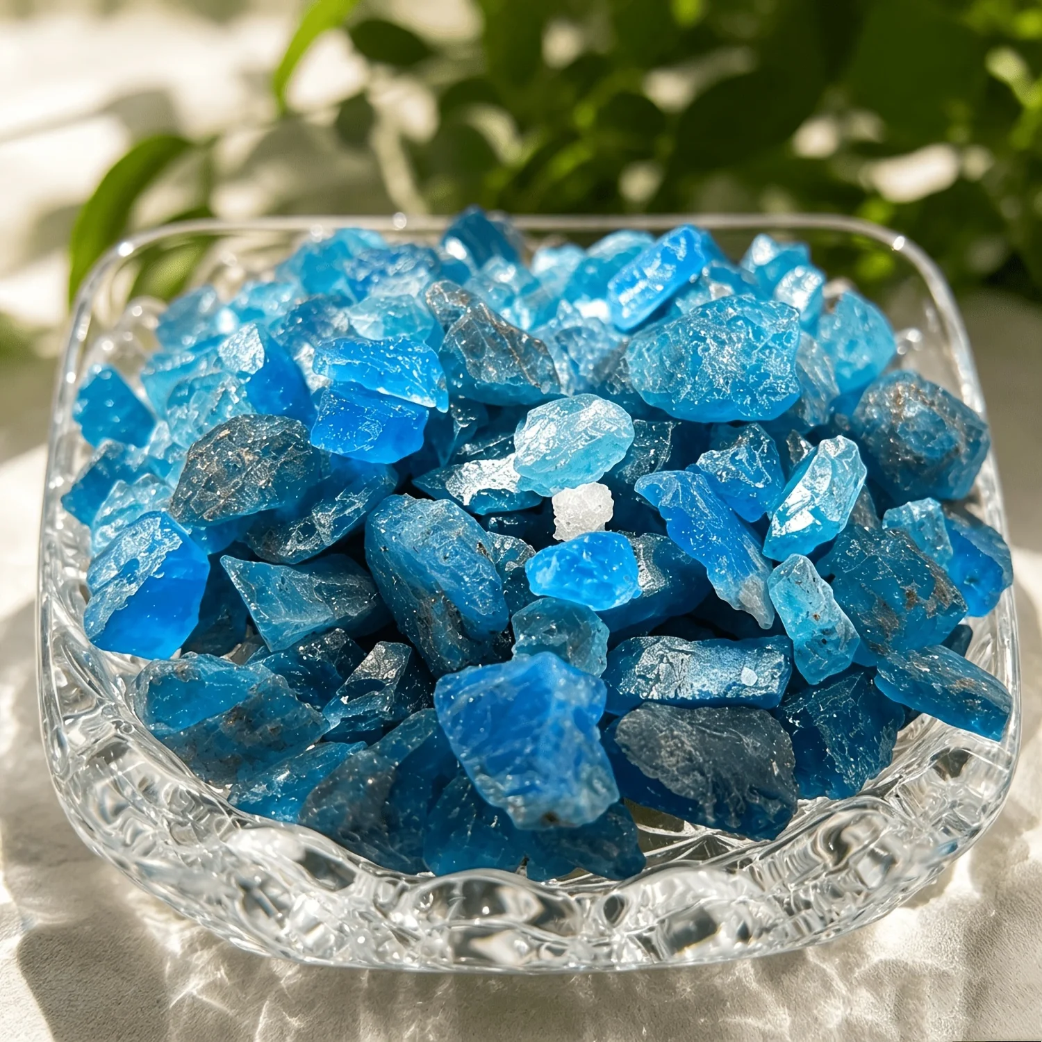 Natural Blue turquoise Raw Crystal Chip, Irregular Decorative Gravel Stone, DIY Home Decor Stones, Natural Stone Decorative Gift