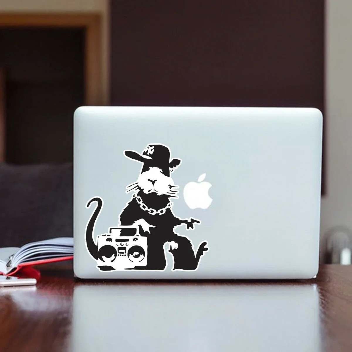 

For Banksy Rat Ghetto Graffiti Wall art Design Vinyl Sticker, Laptop Decal, Window