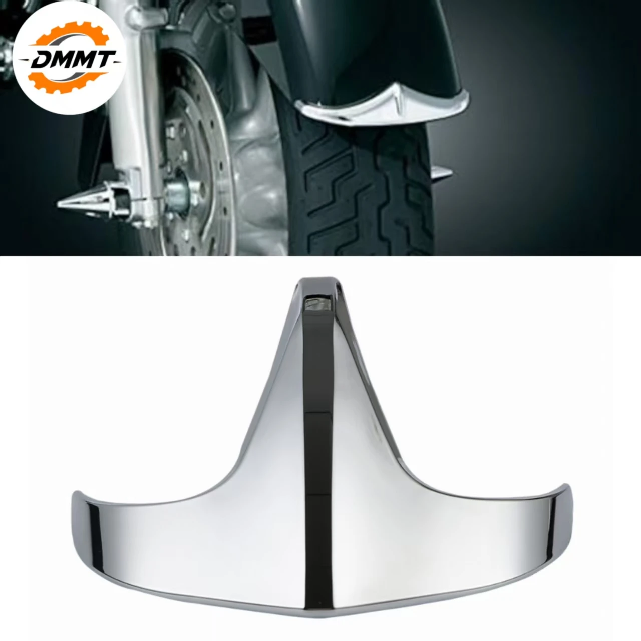 

Chrome Front Fender Tip Accent Trim OEM#2879646-156 For Indian Roadmaster Chieftain Springfield Chief Vintage 2014-2024