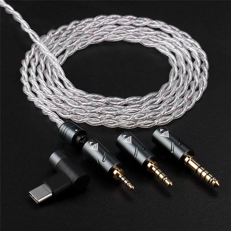 Uitstekende QKZ Q7-MAX Oortelefoon Upgrade Kabel Bedrade Oordopjes Dynamische Driver Hifi Bass Oortelefoon 2Pin 2Pin QDC Naar 2.5/3.5/4.4Mm Type