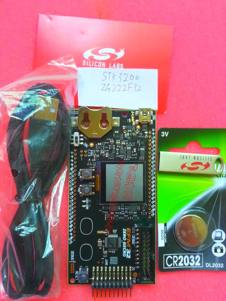 EFM32ZG-STK3200   KIT STARTER EFM32 Development Boards & Kits - Starter Kit  Silicon Labs ZERO GECKO Kit  ZG222F32