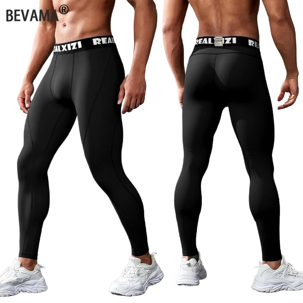 High-Performance Compression Leggings for Men Fitness Jogging Workouts Tights Sports Pants Quick Drying Stretch Fitness Pants