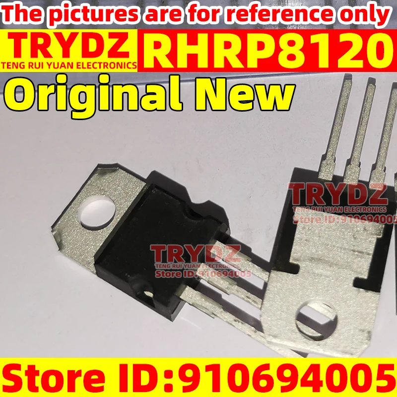 30-1pcs Original New RHRP8120 TO-220 1200V 8A transistor Used / Domestic