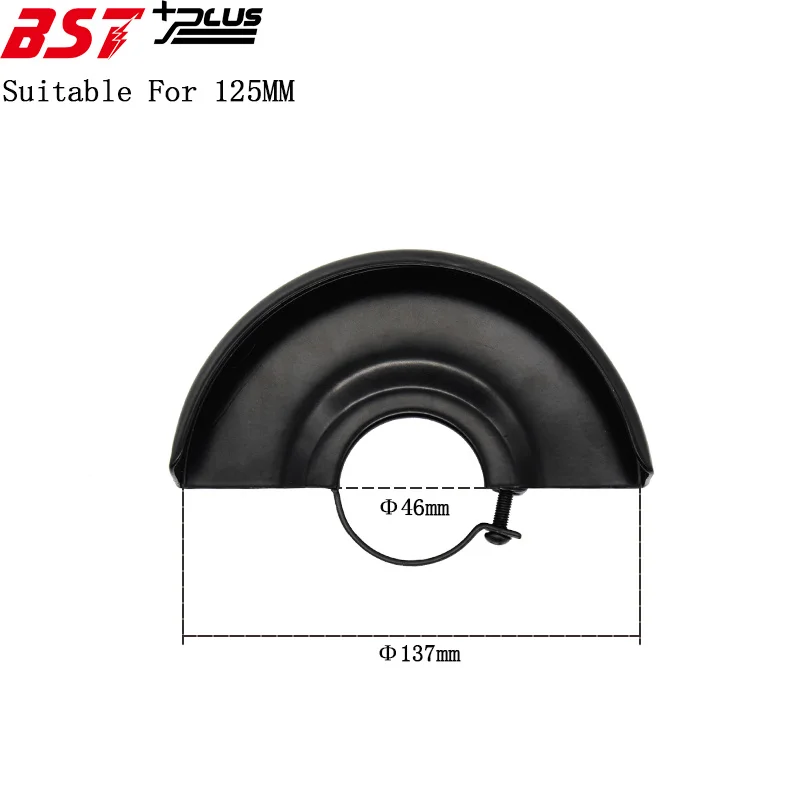 Black Metal 125mm Dia Wheel Safety Guard Protector Cover For Angle Grinder,Power Tools Accessoires