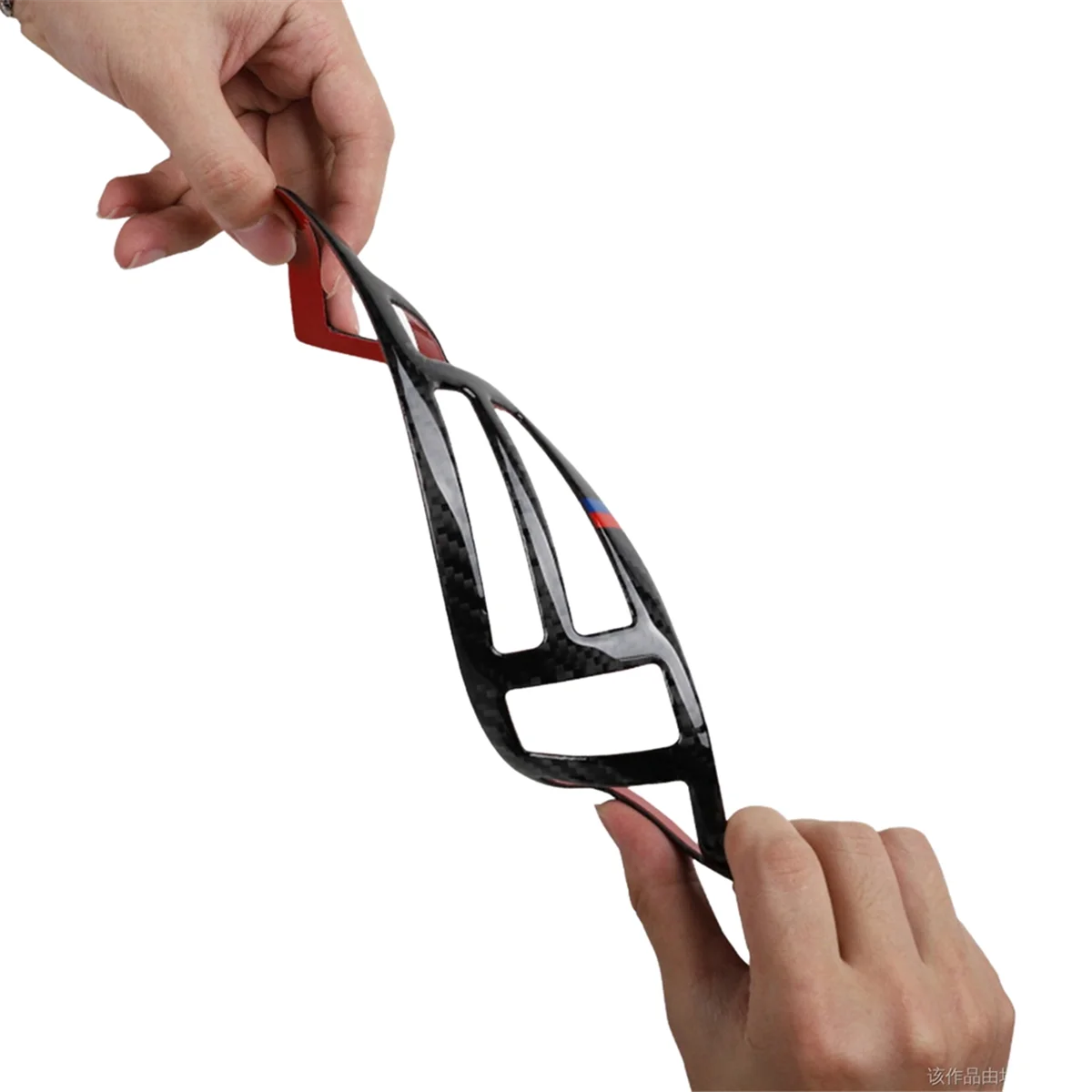 Car Carbon Fiber Front Reading Light Panel Cover Trim Sticker Car Interior Accessories for Porsche Panamera 2010-2016