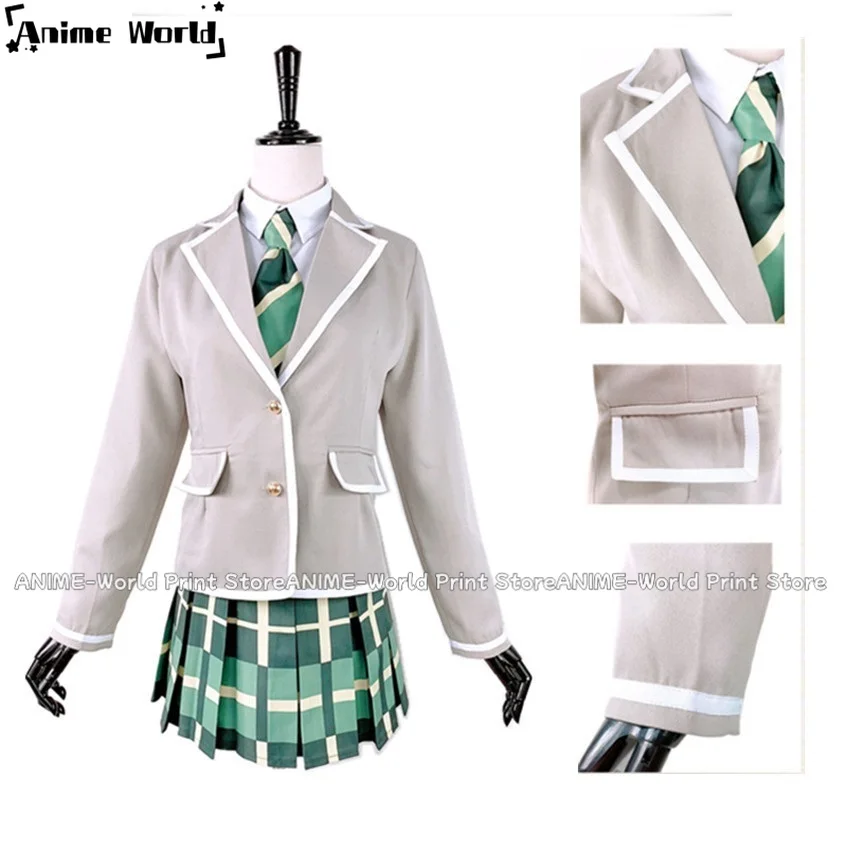 《Custom Size》Unisex Anime Cos Afterglow Cosplay Costumes Outfit Halloween Christmas Uniform Custom Size