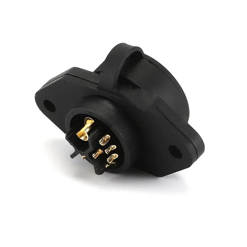 M23 2+1+5 Electric Vehicle Lithium Battery Plug Socket Male Female Quick Lock Type Waterproof Power Charging Connector Adapter