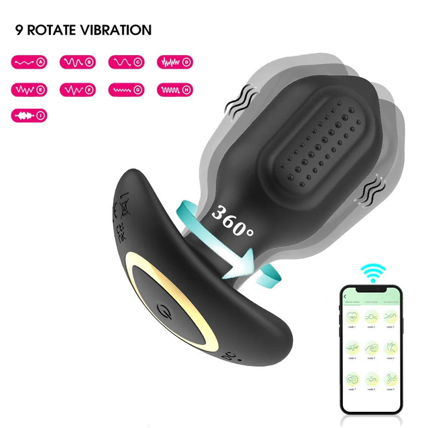 Wireless Bluetooth anale vibratore APP telecomando Butt Plug massaggio alla prostata Plug anale Gay vibrante giocattolo adulto del sesso per le