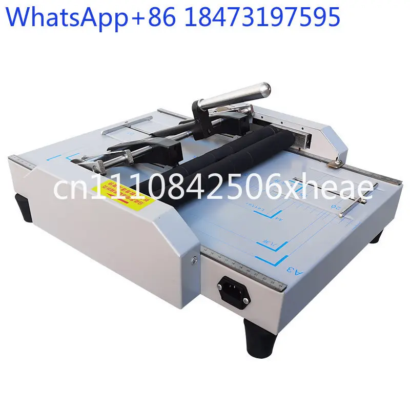Binding machine A3 electric automatic nail folding machine horseback riding nail flat nail folding, office stapler binding
