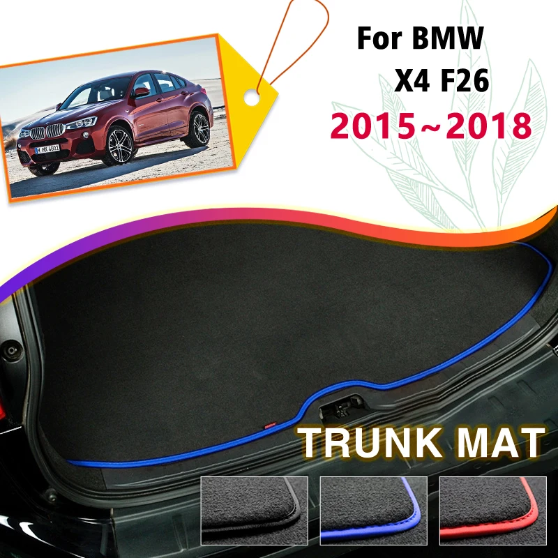 

Коврик для багажника автомобиля для BMW X4 F26 2015 2016 2017 2018, поднос для багажника, задний багажник, аксессуары для багажа, стикер