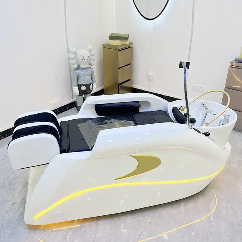 

Эстетический парикмахерский шампунь, кровать, парикмахерская, массажная мыть, профессиональный спа-шампунь для укладки ногтей, Cama Abatible, японский