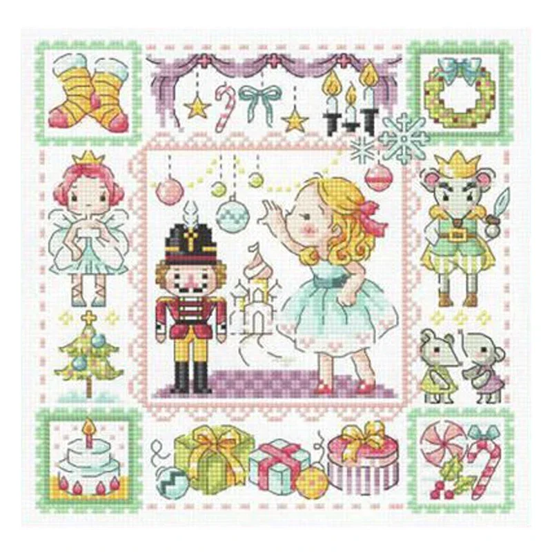 Amishop Gold Collection Lovely Counted Cross Stitch Kit The Nutcracker Fairytale Fairy Tale Fairyland Wonderland SO 3217