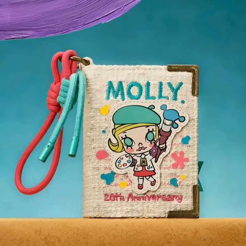 

Коллекционная мини-сумка-альбом Pop Mart Molly Blind Box серии «Пейзажи в пути» к 20-летию, портативный подвесной подарок