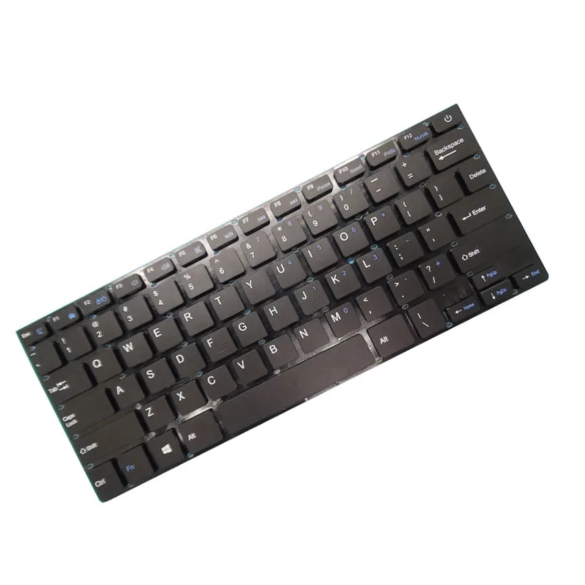 

Клавиатура для ноутбука HKC NT14W NT14W-UK, английская, США, черная, без рамки, новая