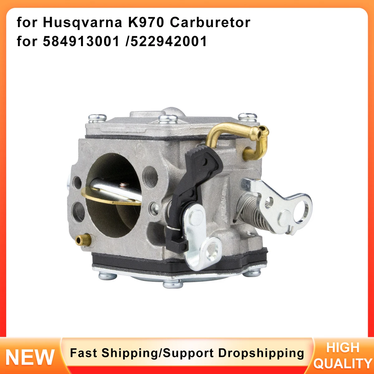 

Carburetor Kit for Husqvarna K970 Chainsaw - Replaces OEM Part # 584913001 522942001