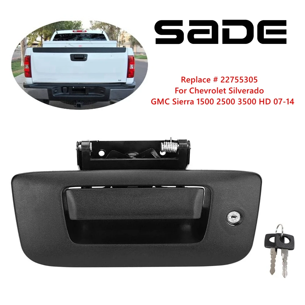 

22755305 ручка багажника и комплект замка задней панели для Chevrolet Silverado и GMC Sierra 1500 2500 3500 HD 2007-2014
