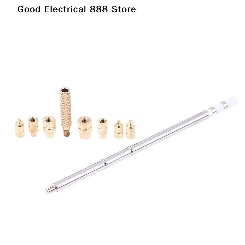 【G】T12 Soldering Iron Heat Tool M2 M3 M4 M5 M6 M8 Hot Melt Knurled Nut Embedded Insertion Tip Kit for 3D Printed Parts Install