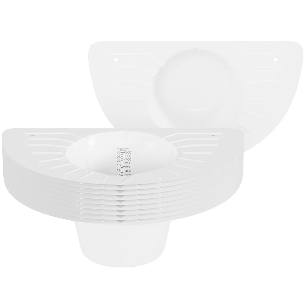 Non Slip Urine Collection Hat 30oz 900ml with Wide Side Wings for Easy and Accurate Urinalysis Sample Transfer