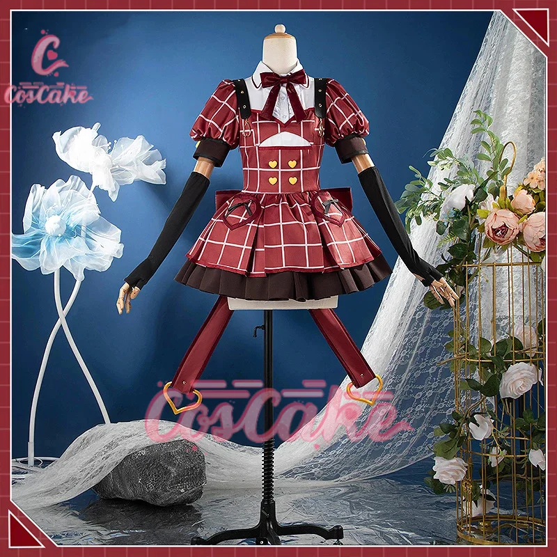 Coscake Vtuber Makaino Ririmu Cosplay Costume Cos Game Anime Party Uniform Hallowen Play Role Clothes Dress