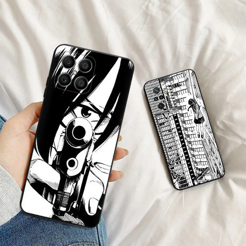 Soft Silicone Phone Case for Honor X7b X9b X6a X7 X8b 70 90 Magic5 High-Rise Invasion Manga Huawei P20 P30 Pro P40 P-Smart Cover