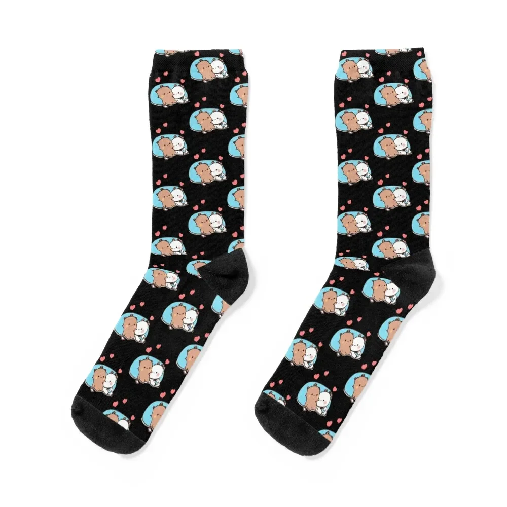 

Bear and Panda Bubu Dudu Balloon Socks snow winter thermal hip hop Men Socks Luxury Brand Women's