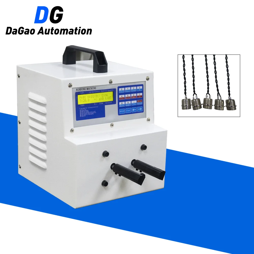 Factory Direct High Speed Microcomputer Winding Machine Adjustable Twisting Speed (200-5500 Turns/Min) 110V/220V