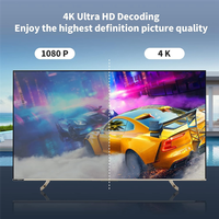 1080P Wireless Display Dongle Adapter,2.4G/5G Wireless Receiver Plug & Play,For Smartphone, Laptop HDTV Projector
