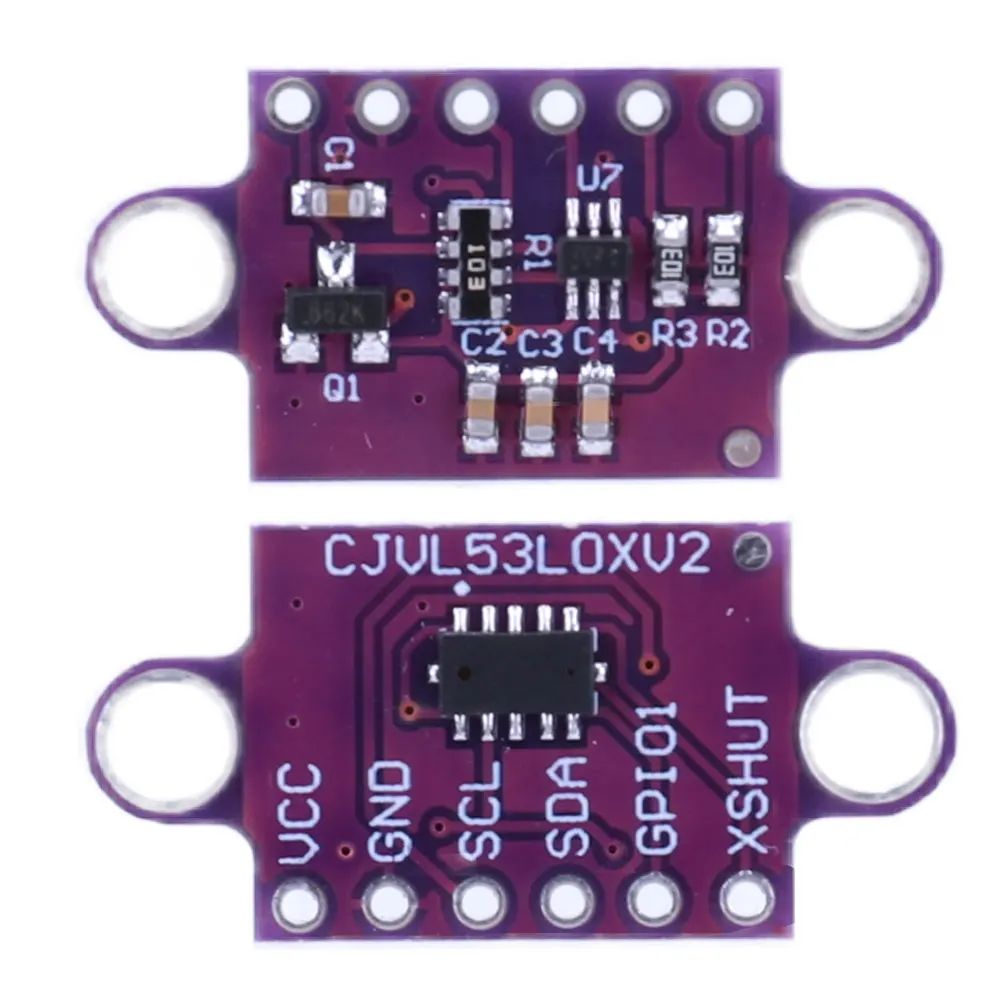 

GY-VL53L0XV2 Flight Distance Measurement Sensor I2C Interface Laser Ranging Flight Time Sensor Module 940nm PWM Output